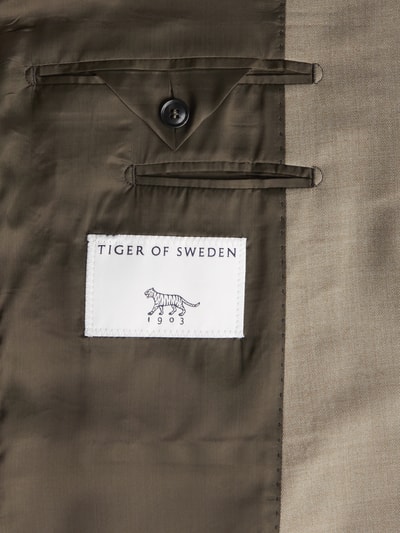 Tiger Of Sweden Slim Fit 2-Knopf-Sakko mit Stretch-Anteil Modell 'Jarl' Sand 3