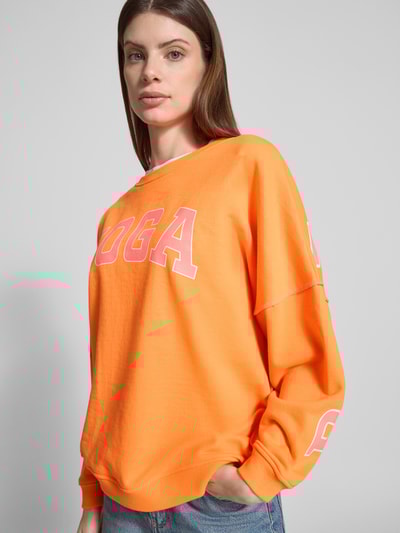 miss goodlife Relaxed Fit Sweatshirt mit Rundhalsausschnitt Orange 3