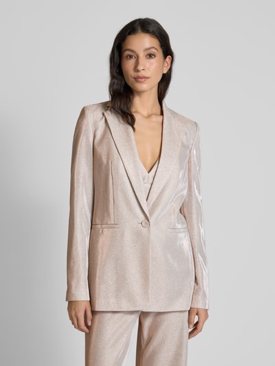 Jake*s Cocktail Blazer mit Leistentaschen Metallic Beige Melange 4