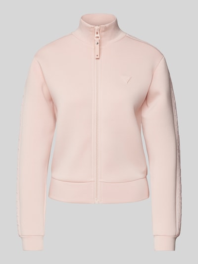 Guess Activewear Sweatjacke mit Stehkragen Modell 'NEW ALLIE' Rose 1