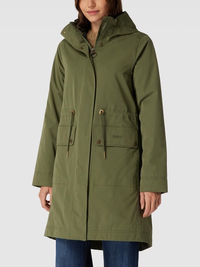 Barbour Jacke mit Kapuze Modell 'BOWLEES' Oliv 4