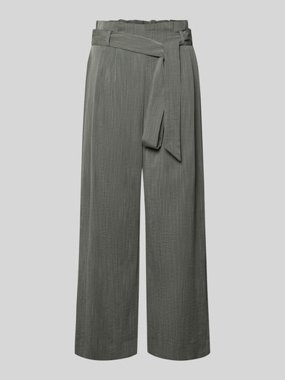 Produktfoto, Regular Fit Bundfaltenhose aus Viskose-Mix Modell 'MARSA' von Only, jednolita optyka, wysoki stan, zakładki, falbany, szlufki, pasek, krój regular fit