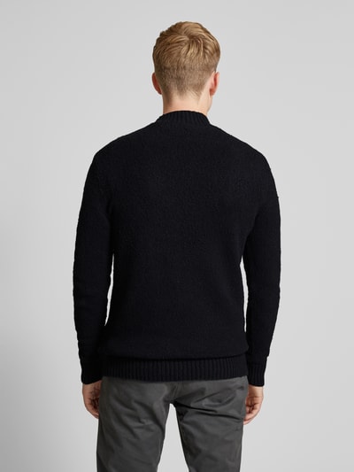 Drykorn Gebreide pullover met opstaande kraag, model 'ZAYYN' Zwart - 5