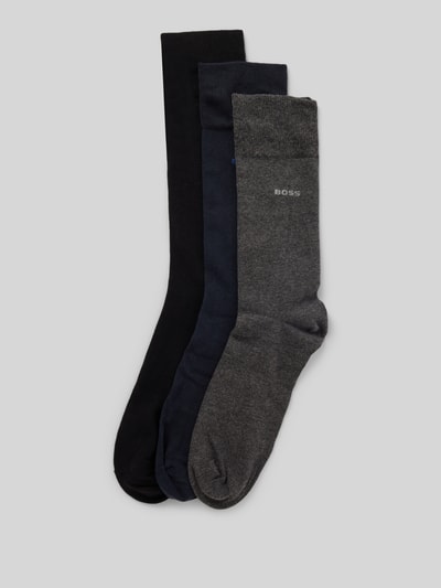 BOSS Socken mit Label-Detail mit Geschenkbox im 3er-Pack Black 1