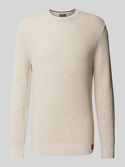 Superdry Gebreide pullover met ronde hals Lichtgrijs - 2