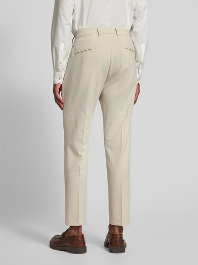 Cinque Regular Fit Anzughose mit Bügelfalten Modell 'Beppe' Beige 5
