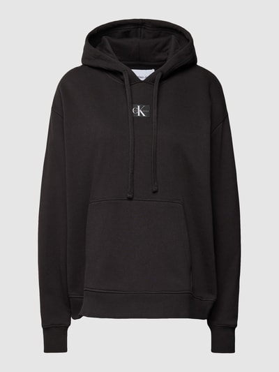 Calvin Klein Jeans Oversized Hoodie mit Label-Patch Black 2