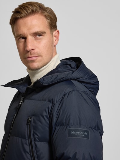 Marc O'Polo Regular Fit Daunenmantel mit Kapuze Marine 3