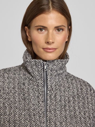 Jake*s Casual Jacke mit Stehkragen und Pattentaschen Black 3