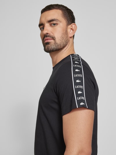 Lacoste T-Shirt mit Rundhalsausschnitt Modell 'BASIC' Black 3