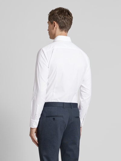 BOSS Slim fit zakelijk overhemd met kentkraag, model 'Hank' Wit - 5