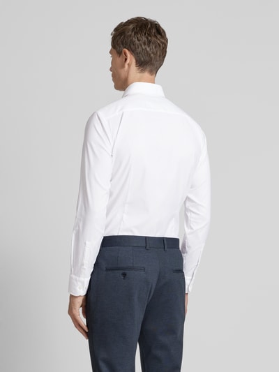 BOSS Slim fit zakelijk overhemd van fijn twill met stretch Wit - 5