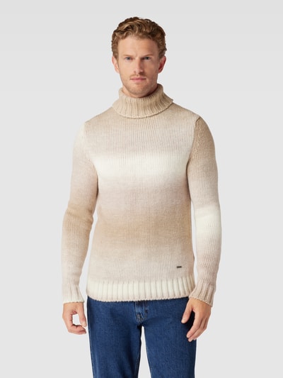 JOOP! Collection Gebreide pullover met all-over print, model 'Boris' Offwhite - 4