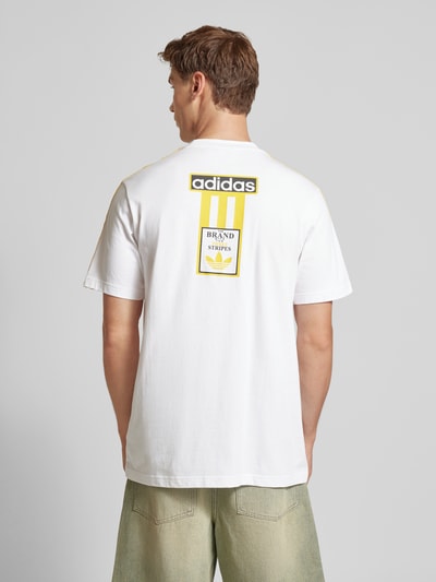 adidas Originals T-Shirt mit Label-Badge Modell 'ADIBREAK' Weiss 5