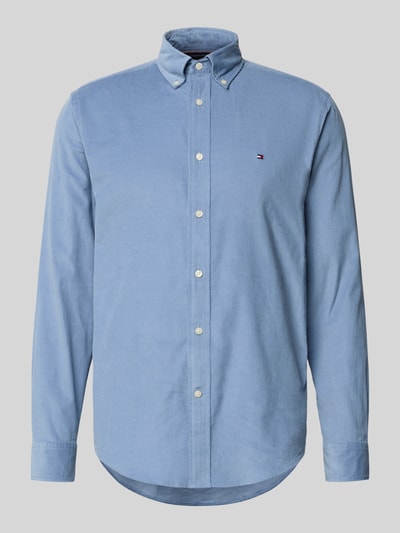 Tommy Hilfiger Koszula sztruksowa o kroju regular fit z czystej bawełny Jasnoniebieski 2