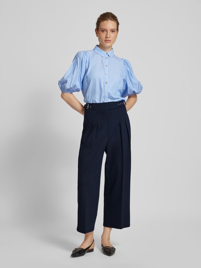 Lauren Ralph Lauren Cropped Hose mit Gürtel Modell 'ZATTARY' Marine 1