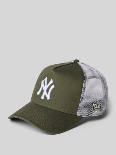 New Era Basecap mit Label-Detail Oliv 1