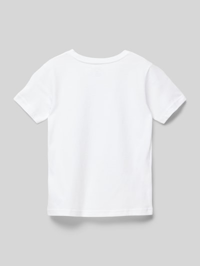 Polo Ralph Lauren Kids Regular fit T-shirt met ronde hals Offwhite - 3