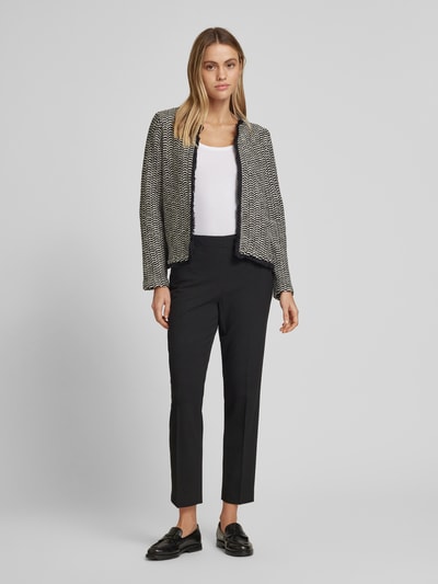 More & More Blazer mit Ausfransungen Black 1