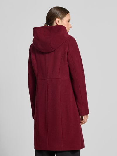 Milo Coats Mantel aus Schurwoll-Mix mit Kaschmir-Anteil Modell 'Bella' Bordeaux 5