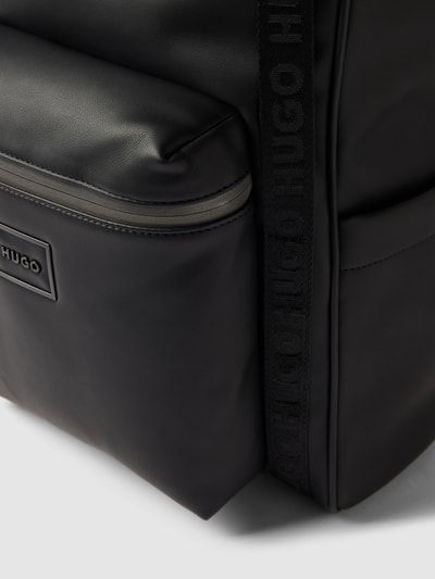 HUGO Rucksack mit Label-Details Modell 'Elliott' Black 3