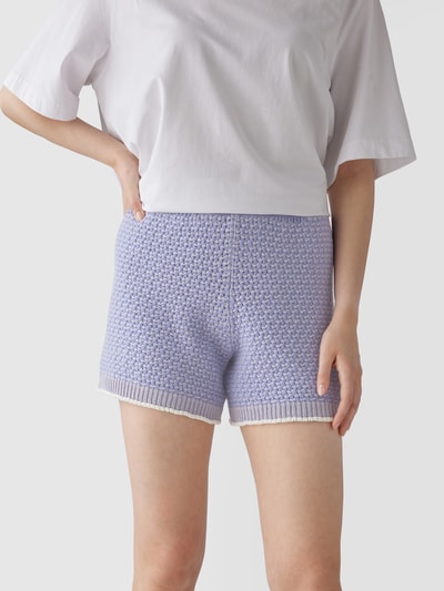 Barrie Shorts in Grobstrick-Optik Flieder 6