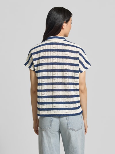 Christian Berg Woman Regular Fit Poloshirt mit durchgehender Knopfleiste Dunkelblau 5