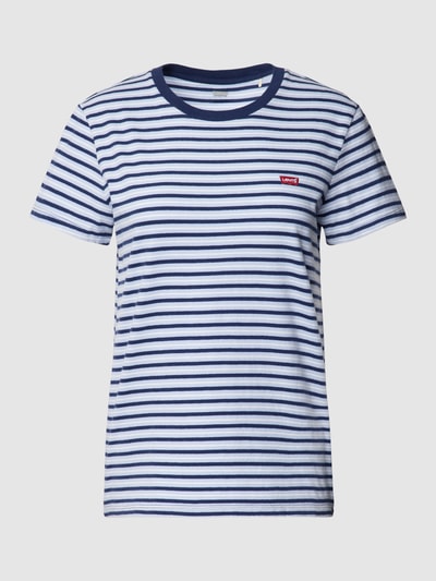 Levi's® T-Shirt mit Streifenmuster Hellblau 2