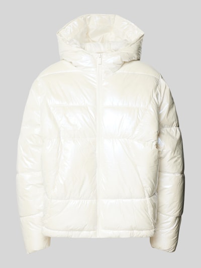 Review Steppjacke mit Kapuze Weiss 2