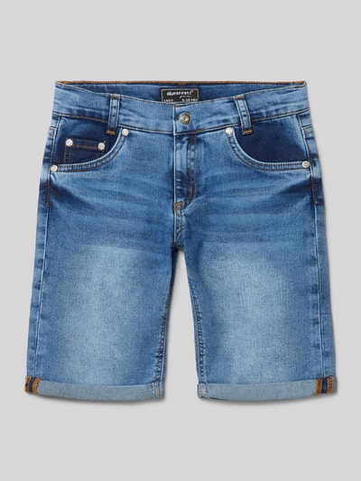 Blue Effect Jeansshorts mit fixierten Beinumschlägen Blau 1