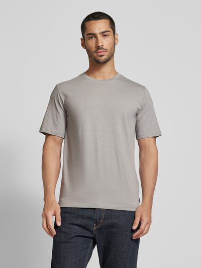 Jack & Jones T-shirt met labeldetail, model 'ORGANIC' Lichtgrijs - 4