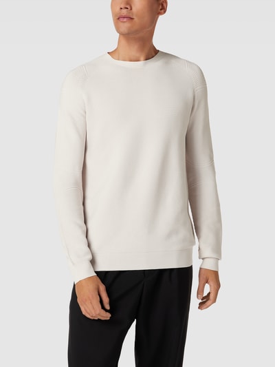 AlphaTauri Gebreide pullover met structuurmotief Offwhite - 4