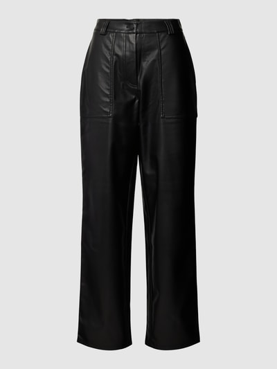 Calvin Klein Jeans Hose in Leder-Optik Modell 'FAUX LEATHER' Black 2