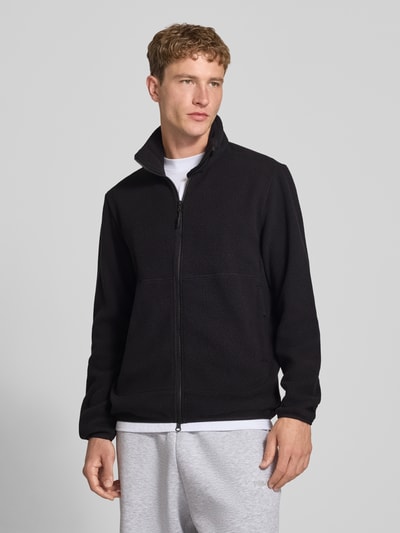ONLY & SONS kardigan rozpinany o kroju regular fit ze stójką model 'JASON' Czarny 4