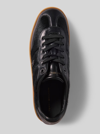 Tommy Hilfiger Sneakersy niskie z czystej skóry nappa model ‘HERITAGE’ Czarny 3