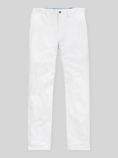 Polo Ralph Lauren Gerade Hose aus Baumwoll-Mix Weiss 2