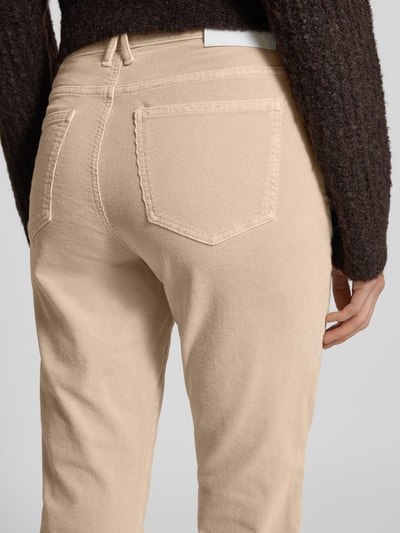 OPUS PANTS Flared fit corduroy broek in 5-pocketmodel, model 'Enja' Zand - 3