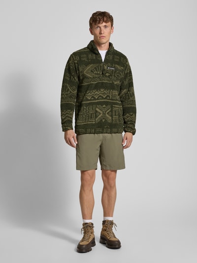 COLUMBIA Sweatshirt aus Teddyfell Oliv 1