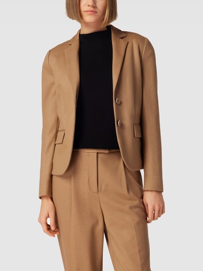 BOSS Black Women Blazer mit Label-Detail Modell 'Jonalah' Camel 4