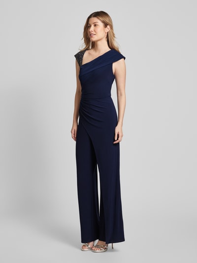 Adrianna Papell Jumpsuit met V-hals Donkerblauw - 1