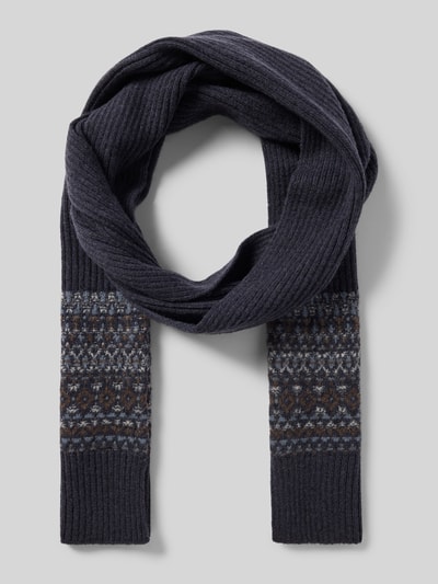 camel active Sjaal van pure wol Marineblauw - 1