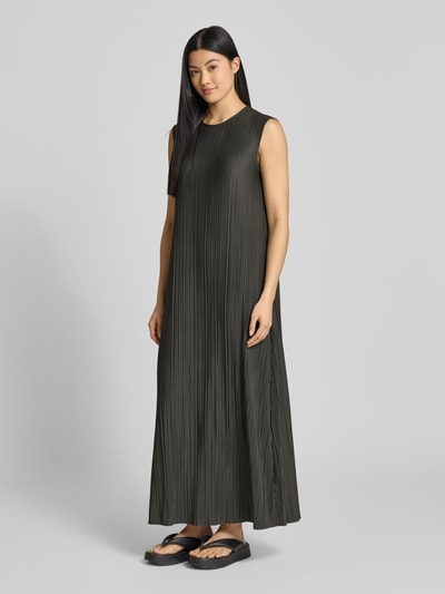 Samsøe Samsøe Maxikleid mit Plisseefalten Modell 'SAUMA' Schlamm 1