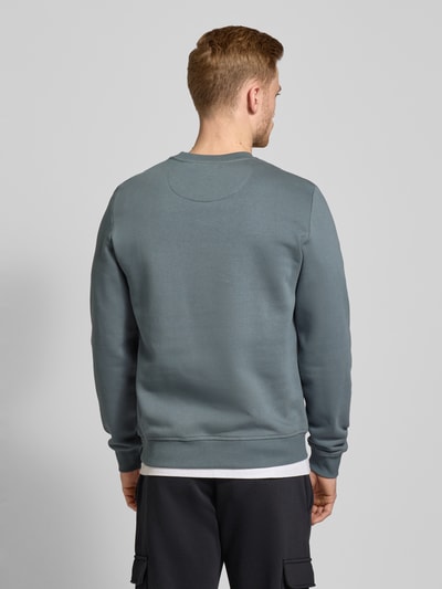 MCNEAL Sweatshirt mit Label-Stitching Rauchblau 5