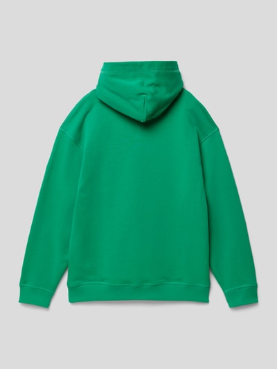 Tommy Hilfiger Teens Hoodie met labelstitching, model 'MONOGRAM' Groen - 3