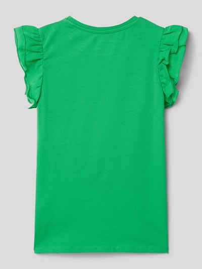 Guess T-shirt met volantmouwen Groen - 3