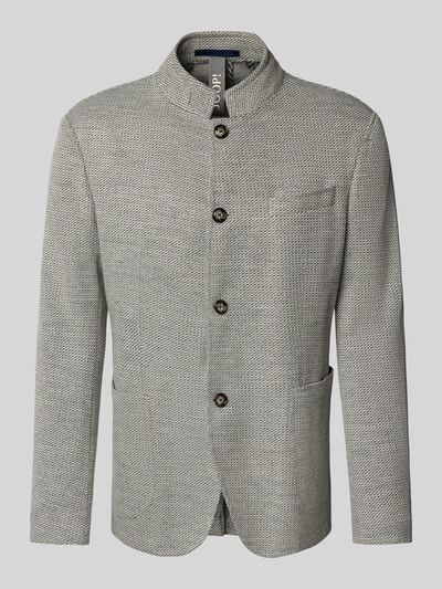 JOOP! Collection Slim Fit Sakko mit Stehkragen Modell 'Hiro' Hellgrau 2