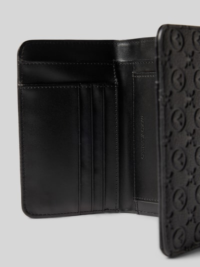 VALENTINO BAGS Portemonnaie mit Allover-Logo-Prägung Modell 'Samba' Black 3