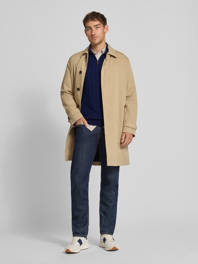 Polo Ralph Lauren Sweter z dzianiny z kaszmiru ze stójką i zamkiem błyskawicznym Granatowy 1