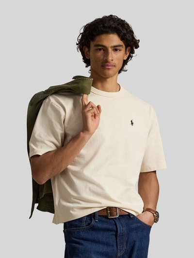 Polo Ralph Lauren Regular Fit T-Shirt aus reiner Baumwolle Beige 4