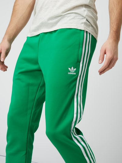 adidas Originals Spodnie dresowe z paskami z logo Jasnozielony 3